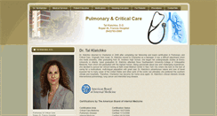 Desktop Screenshot of charlestonpulmonology.com